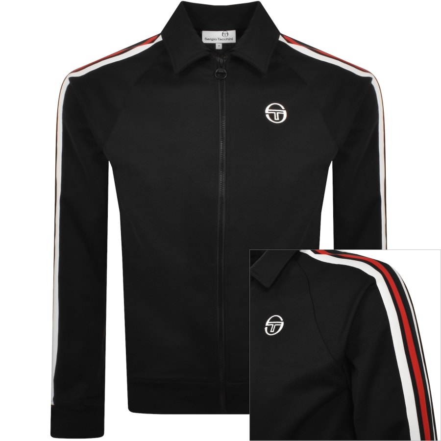 Sergio Tacchini Renshaw Track Top Black Mainline Menswear Ireland